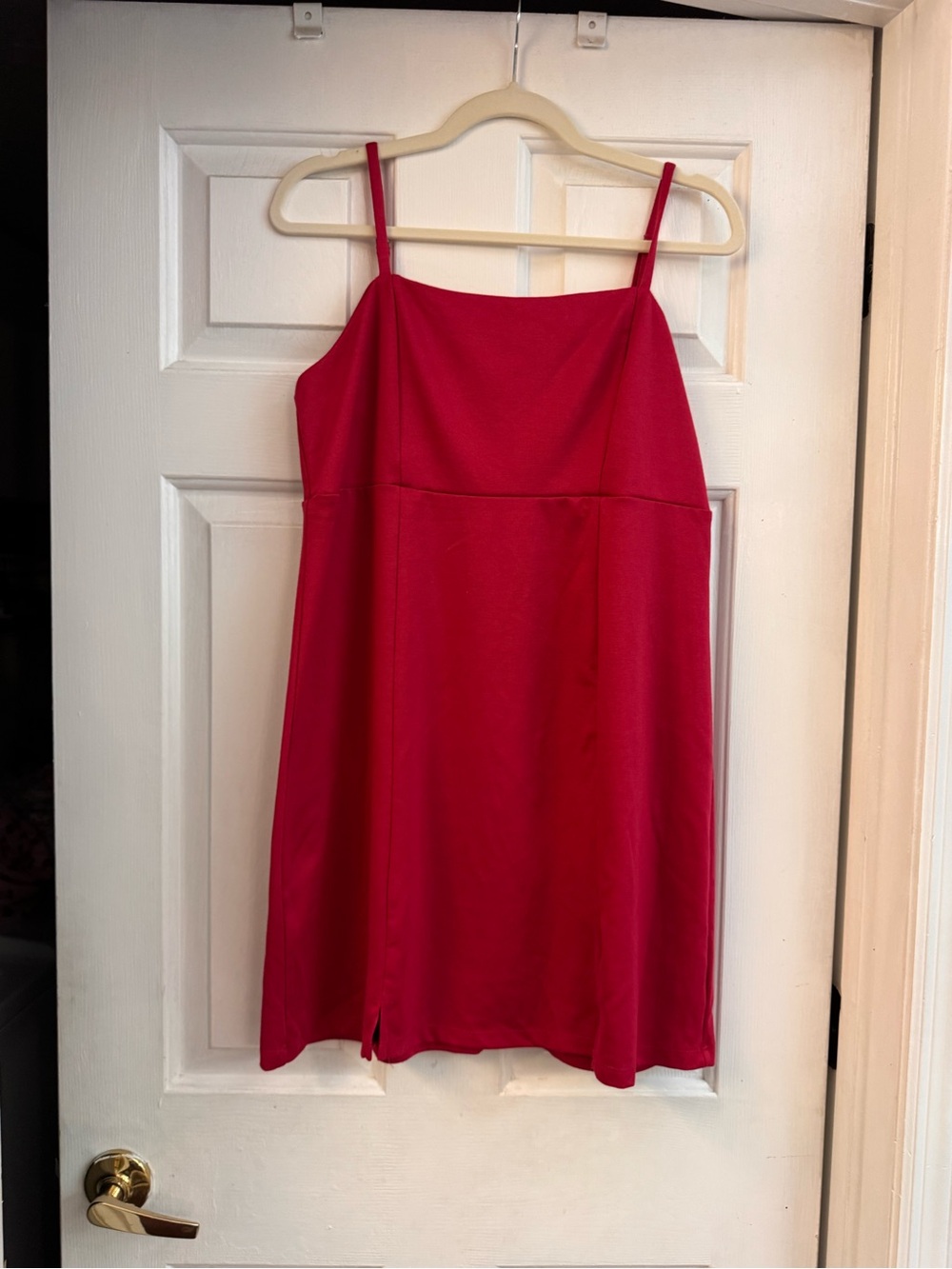 wild fable Hot Pink Mini Dress with Spaghetti Straps